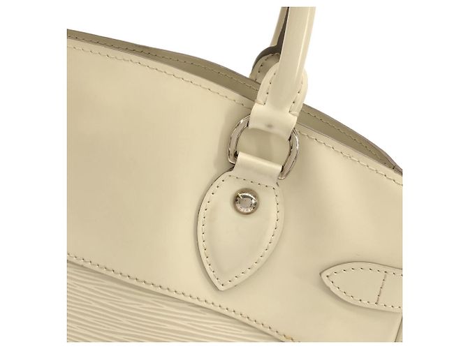 Borsa Louis Vuitton Epi Passy PM Bianco sporco - vista 7