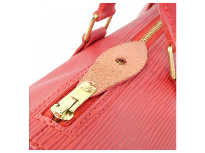 Speedy Borsa Boston Epi Louis Vuitton Rosso - vista 5