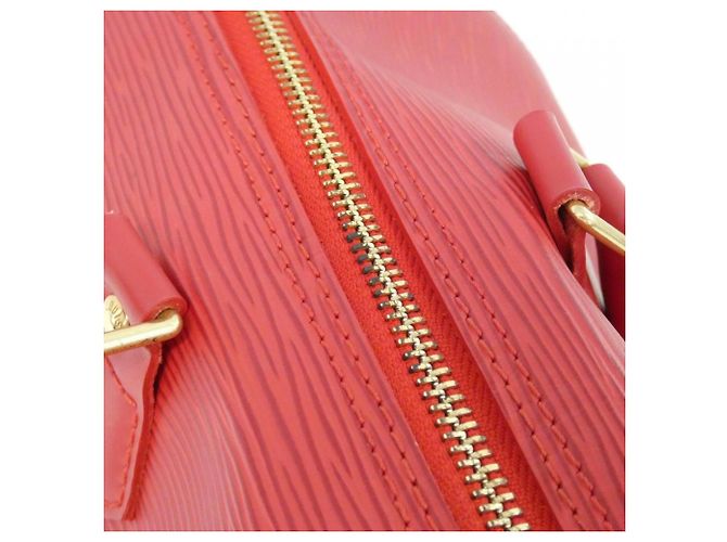 Speedy Borsa Boston Epi Louis Vuitton Rosso - vista 6