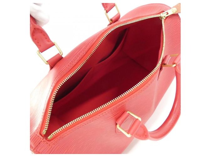 Speedy Borsa Boston Epi Louis Vuitton Rosso - vista 9