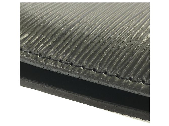Borsa Louis Vuitton Epi Saint Jacques Nero - vista 4