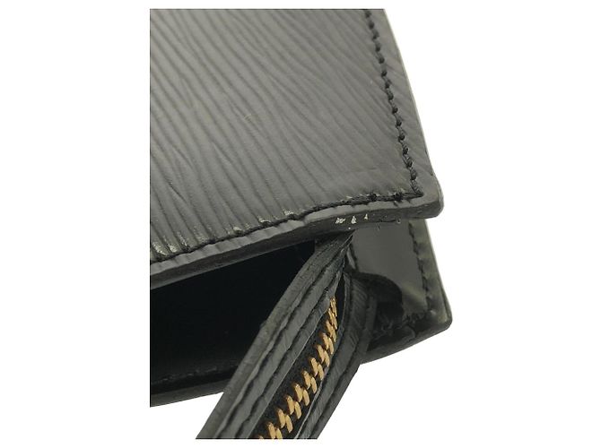 Borsa Louis Vuitton Epi Saint Jacques Nero - vista 5