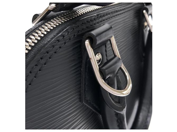 Borsa Louis Vuitton Epi Alma BB Nero - vista 5