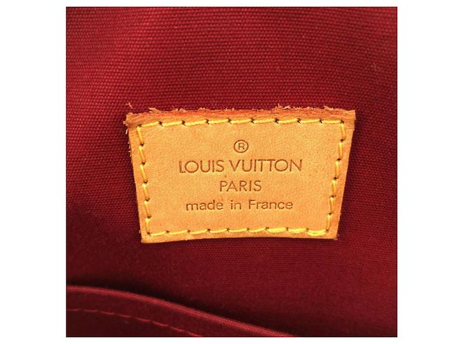 Borsa Louis Vuitton Vernis Summit Drive Rosso - vista 10