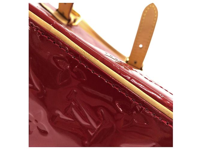 Borsa Louis Vuitton Vernis Summit Drive Rosso - vista 2