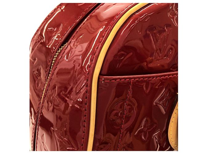 Borsa Louis Vuitton Vernis Summit Drive Rosso - vista 3
