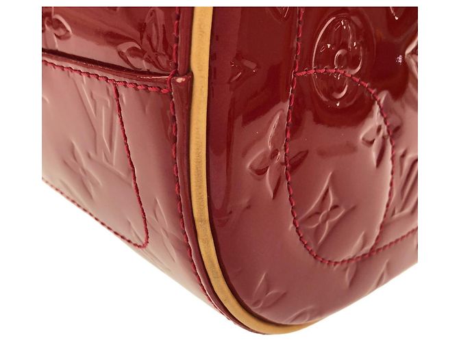 Borsa Louis Vuitton Vernis Summit Drive Rosso - vista 5