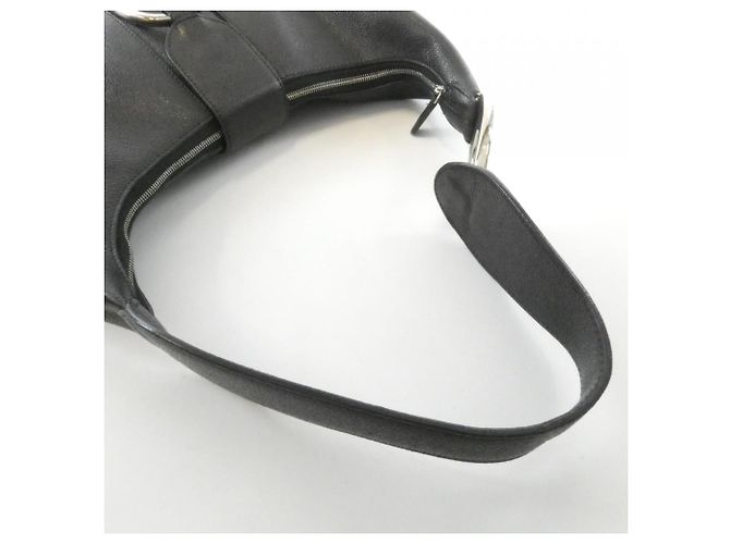 Bulgari Borsa a tracolla nera Bvlgari Nero - vista 4