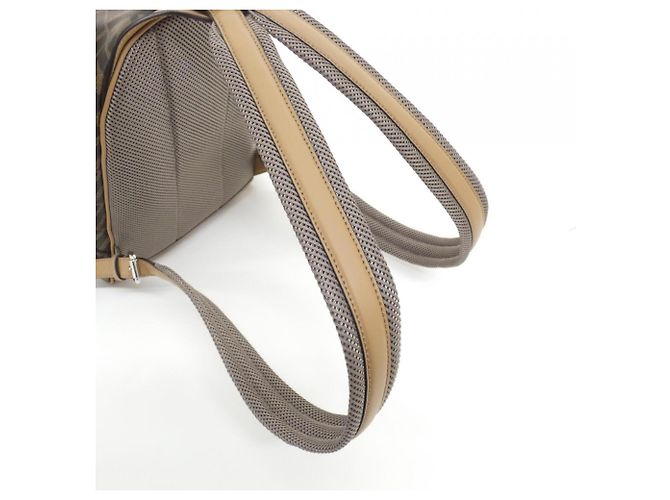Fendi Chiode Kleiner Rucksack Braun Sand - Ansicht 4
