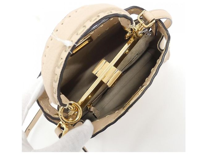 Borsa Fendi SELLERIA Peekaboo Mini Rosa - vista 6