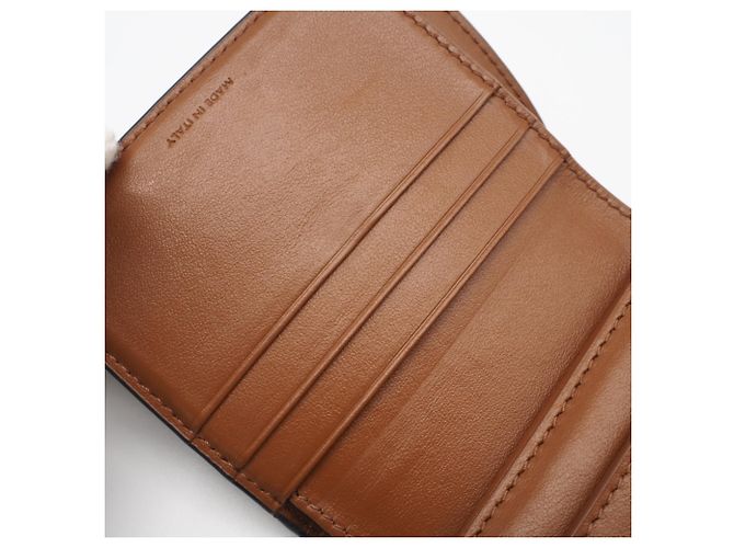 Céline CELINE Triomphe Canvas Kleine Klappbörse Braun - Ansicht 14