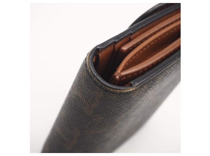 Céline CELINE Triomphe Canvas Kleine Klappbörse Braun - Ansicht 9