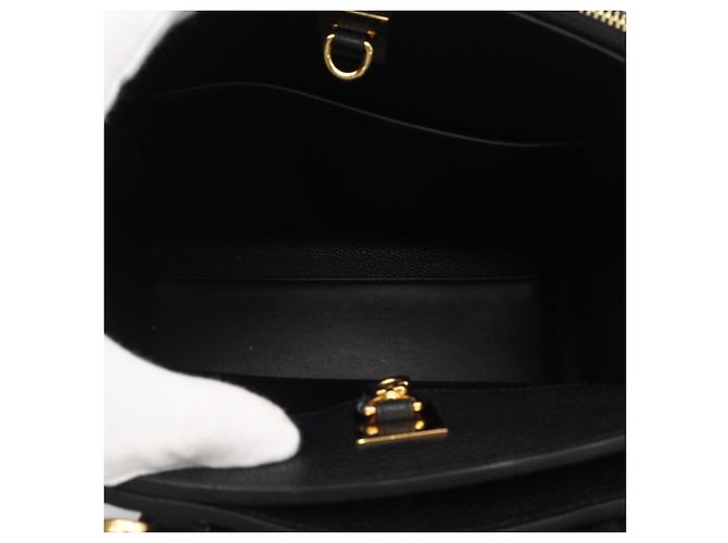 Borsa Louis Vuitton Taurillon City Steamer PM Noir Nero - vista 14