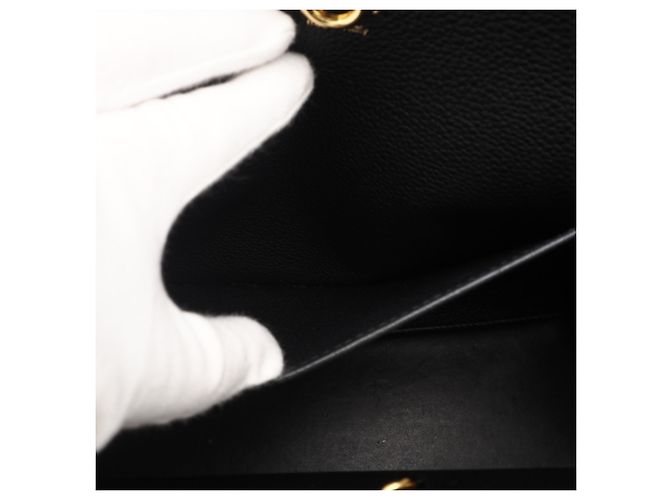 Borsa Louis Vuitton Taurillon City Steamer PM Noir Nero - vista 15