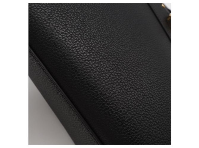 Borsa Louis Vuitton Taurillon City Steamer PM Noir Nero - vista 4
