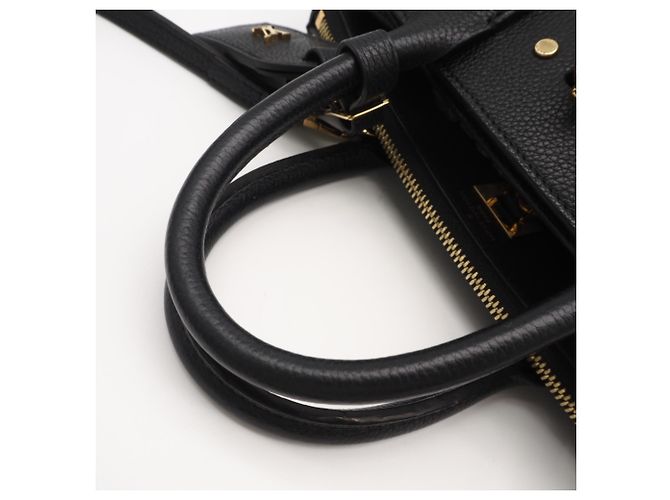 Borsa Louis Vuitton Taurillon City Steamer PM Noir Nero - vista 7