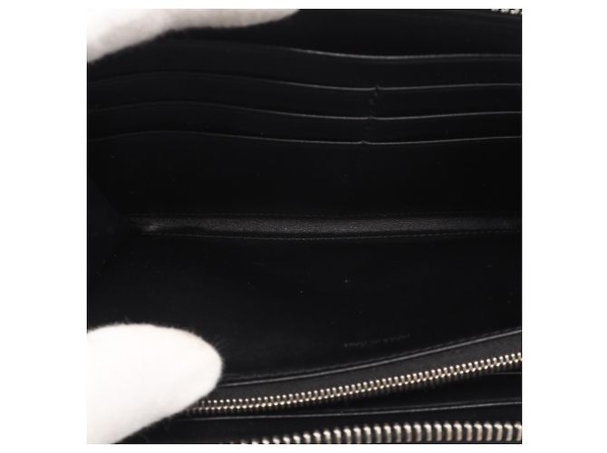 Céline Celine Long Black Grain Calf Leather Wallet - view 11