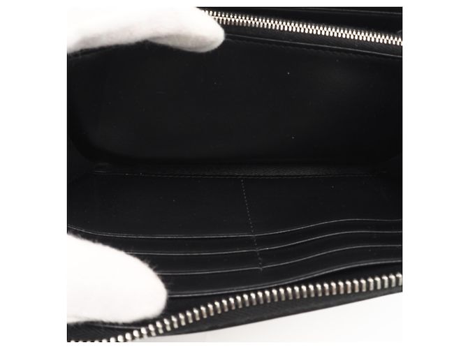Céline Celine Long Black Grain Calf Leather Wallet - view 12