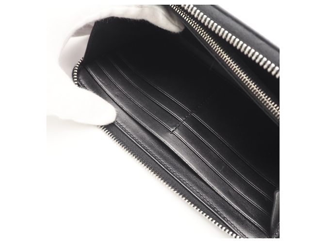 Céline Celine Long Black Grain Calf Leather Wallet - view 13