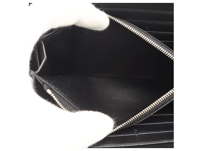 Céline Celine Long Black Grain Calf Leather Wallet - view 14