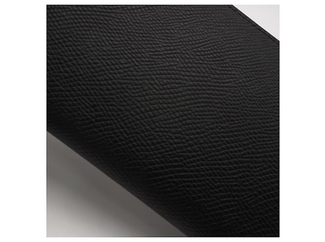 Céline Celine Long Black Grain Calf Leather Wallet - view 4