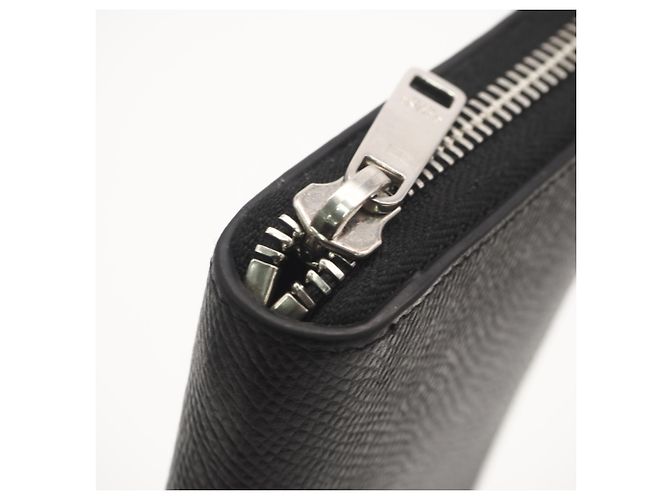 Céline Celine Long Black Grain Calf Leather Wallet - view 9