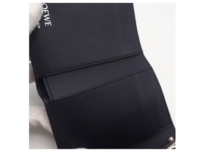 Loewe Tri-Fold Wallet in Navy Navy blue - view 13