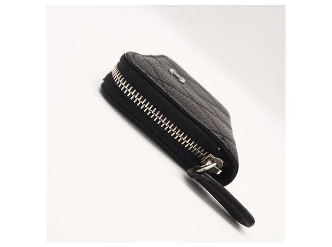Monedero con cremallera Chanel Caviar Skin Classic Negro - vista 6