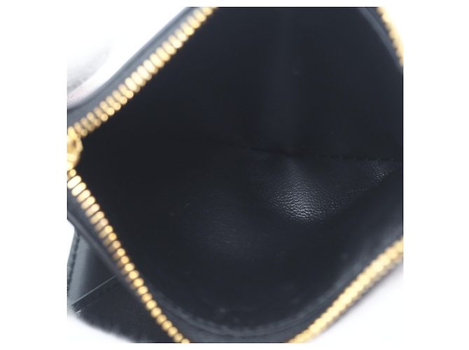 Balenciaga Smooth Calf Leather Tri-fold Wallet Black - view 16
