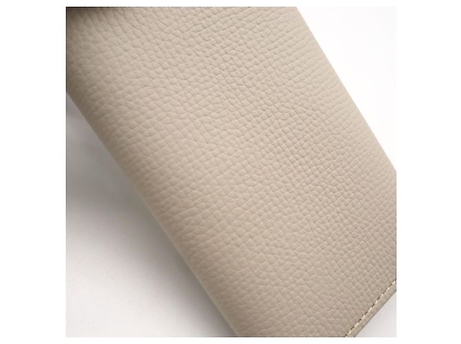 Loewe Pebble Grain Calf Anagram Key Case Beige - view 4