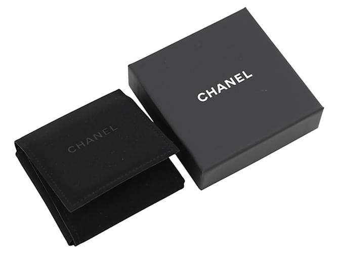 Spilla Chanel con il logo Coco Nero D'oro - vista 8
