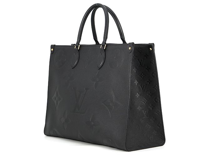 Borsa Tote Louis Vuitton Monogram Empreinte OnTheGo GM Nero - vista 2