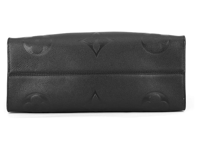 Borsa Tote Louis Vuitton Monogram Empreinte OnTheGo GM Nero - vista 3