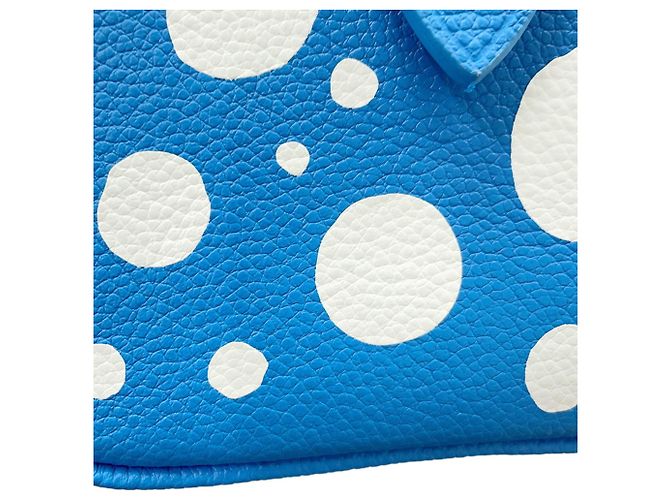 Louis Vuitton Monogram Empreinte LV x YK Speedy Bandoulière 20 Handtasche Weiß Blau - vista 14