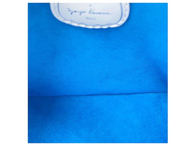 Louis Vuitton Monogram Empreinte LV x YK Speedy Bandoulière 20 Handtasche Weiß Blau - vista 8