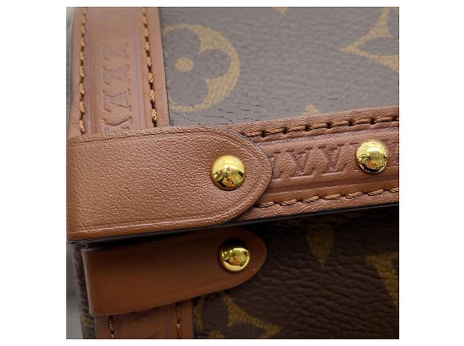 Bolso de hombro baúl Louis Vuitton Monogram Papillon Castaño - vista 12