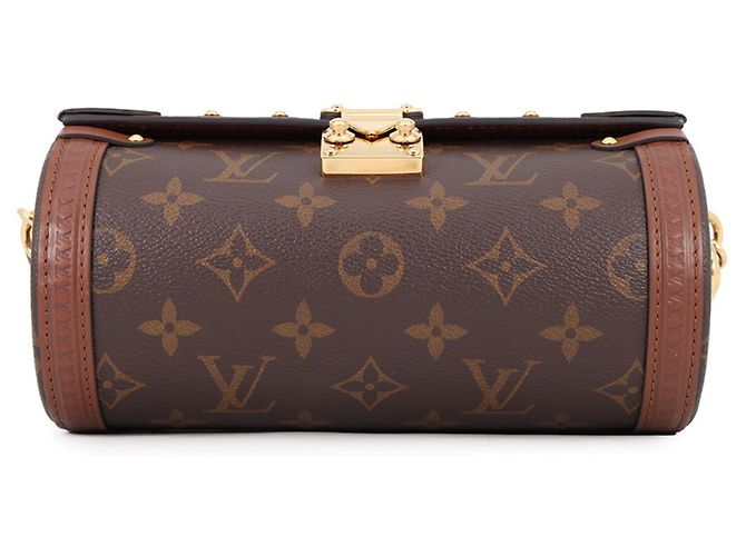 Bolso de hombro baúl Louis Vuitton Monogram Papillon Castaño - vista 3