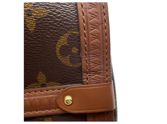 Bolso de hombro baúl Louis Vuitton Monogram Papillon Castaño - vista 8