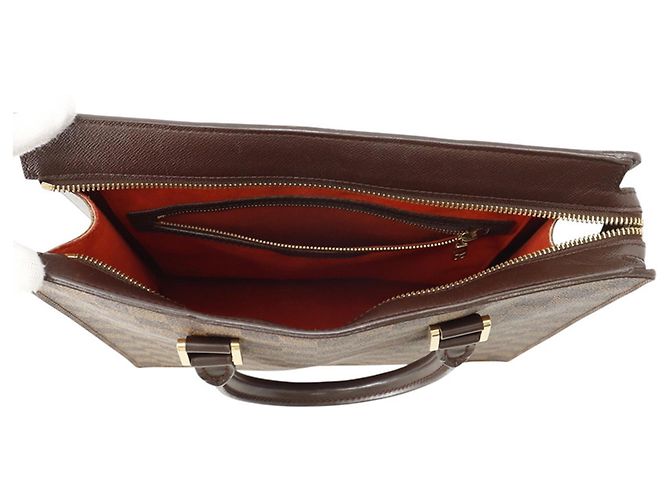 Borsa Louis Vuitton Damier Ebene Venice PM Rosso - vista 5
