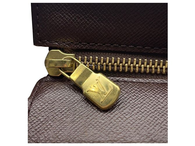 Borsa Louis Vuitton Damier Ebene Venice PM Rosso - vista 9