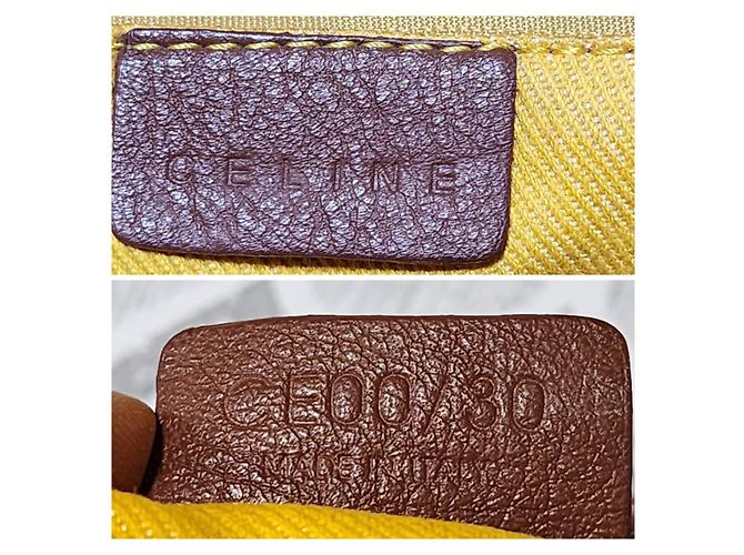 Céline Celine Vintage Boogie Monogramm-Canvas und Leder Tote Bag Braun/Beige - Ansicht 2