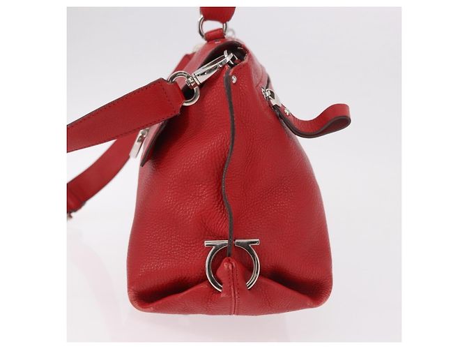 Salvatore Ferragamo Sofia Satchel aus genarbtem Leder Large - Ansicht 3
