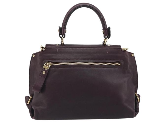 Borsa Sofia Salvatore Ferragamo in pelle liscia Small Porpora - vista 2