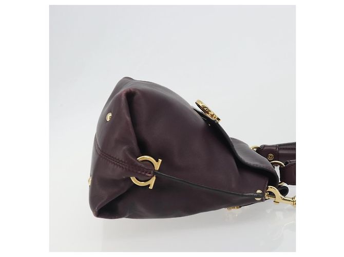 Borsa Sofia Salvatore Ferragamo in pelle liscia Small Porpora - vista 3