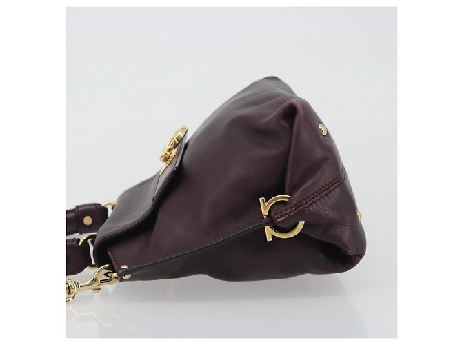 Borsa Sofia Salvatore Ferragamo in pelle liscia Small Porpora - vista 4
