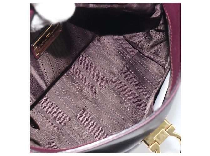 Borsa Sofia Salvatore Ferragamo in pelle liscia Small Porpora - vista 5
