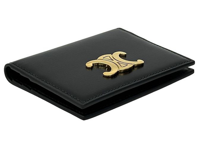 Triomphe Céline Tarjetero bifold negro Celine - vista 3