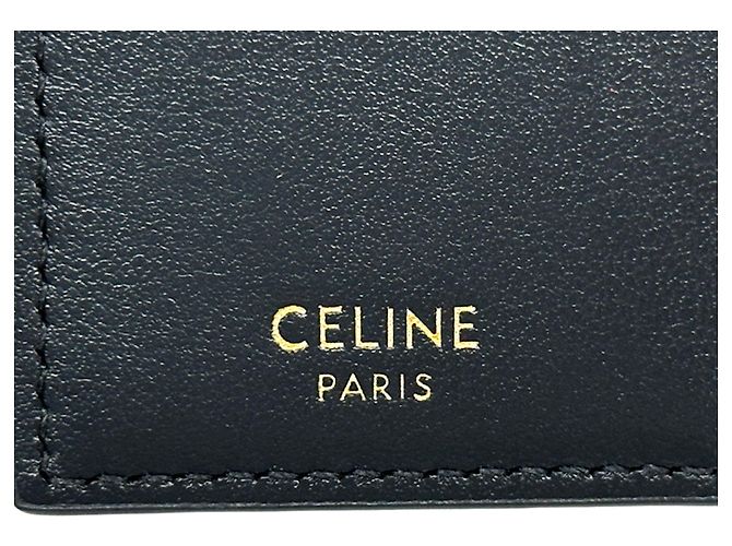 Triomphe Céline Tarjetero bifold negro Celine - vista 5