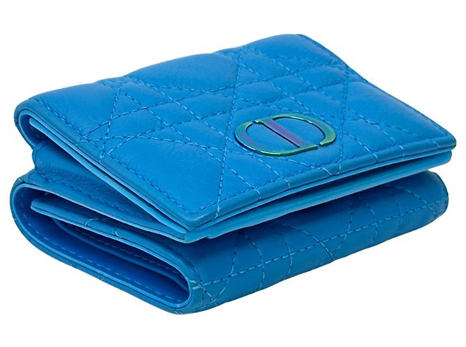 Cartera Caro para mujer Christian Dior Azul - vista 3