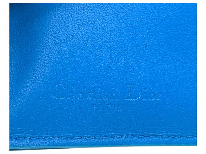 Cartera Caro para mujer Christian Dior Azul - vista 5